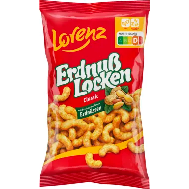 Lorenz Erdnuss Locken 150 g